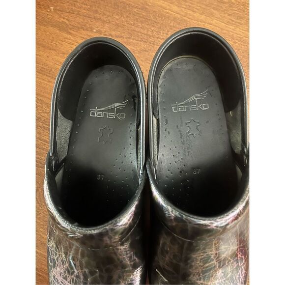 Dansko Professional Clogs, Metallic Swirls Women's Size 37 - Picture 5 of 5